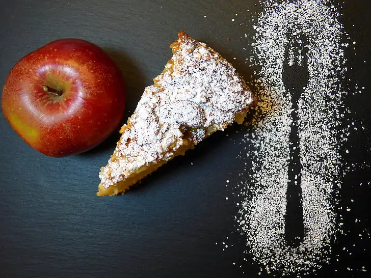 Delicious fresh apple cake with apples and spices, perfect for fall