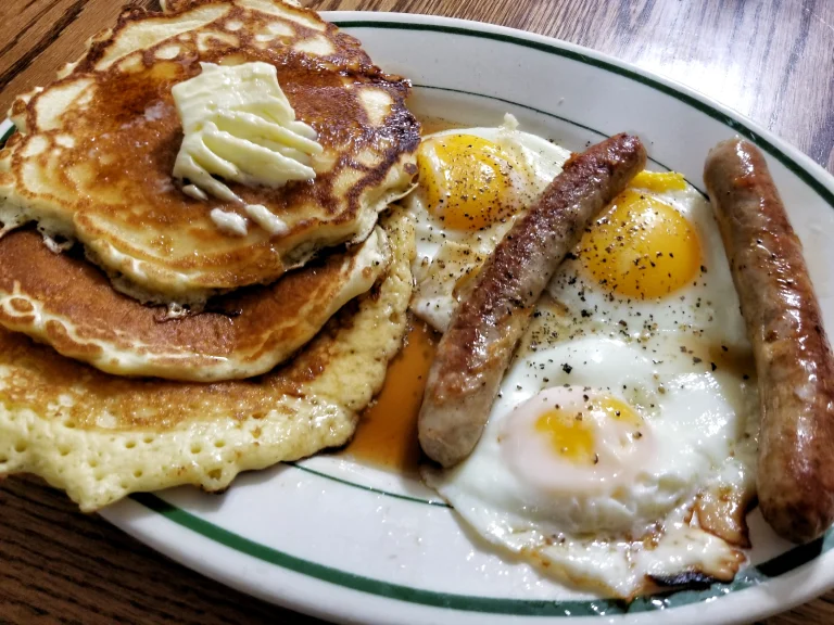 Homemade turkey breakfast sausage patties served on a plate.