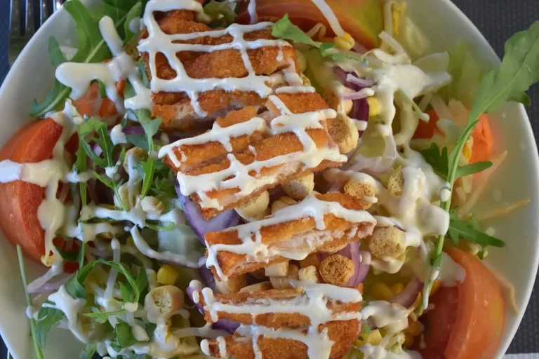 rotisserie chicken salad with celery and parsley